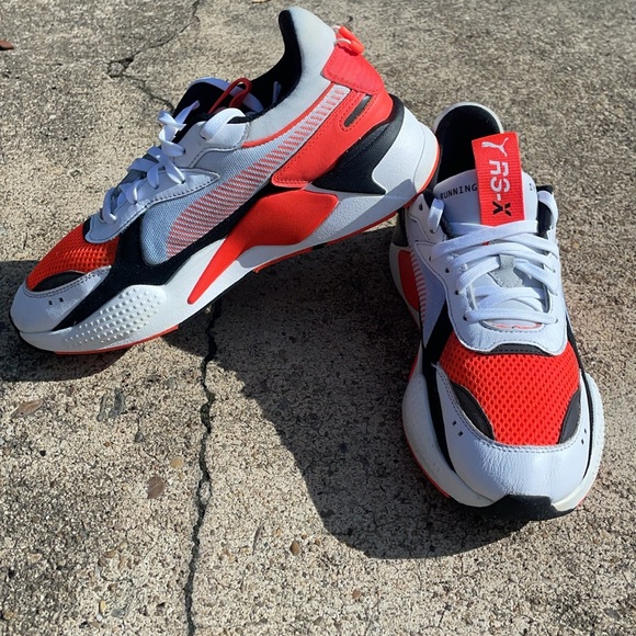 Puma RS-X Reinvention 'Red Blast' White Black Running System!!!! NO INSOLE - Picture 3 of 11